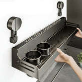 Wall-Mounted Kitchen Organizer Shelf by Snagg A Rack