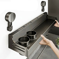 Wall-Mounted Kitchen Organizer Shelf by Snagg A Rack