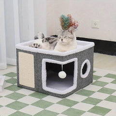4-Season Multi-Level Cat House - SnaggIt