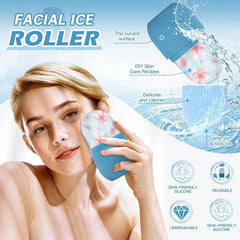 Silicone Ice Cube Facial Roller – Reusable Eye & Face Cooling