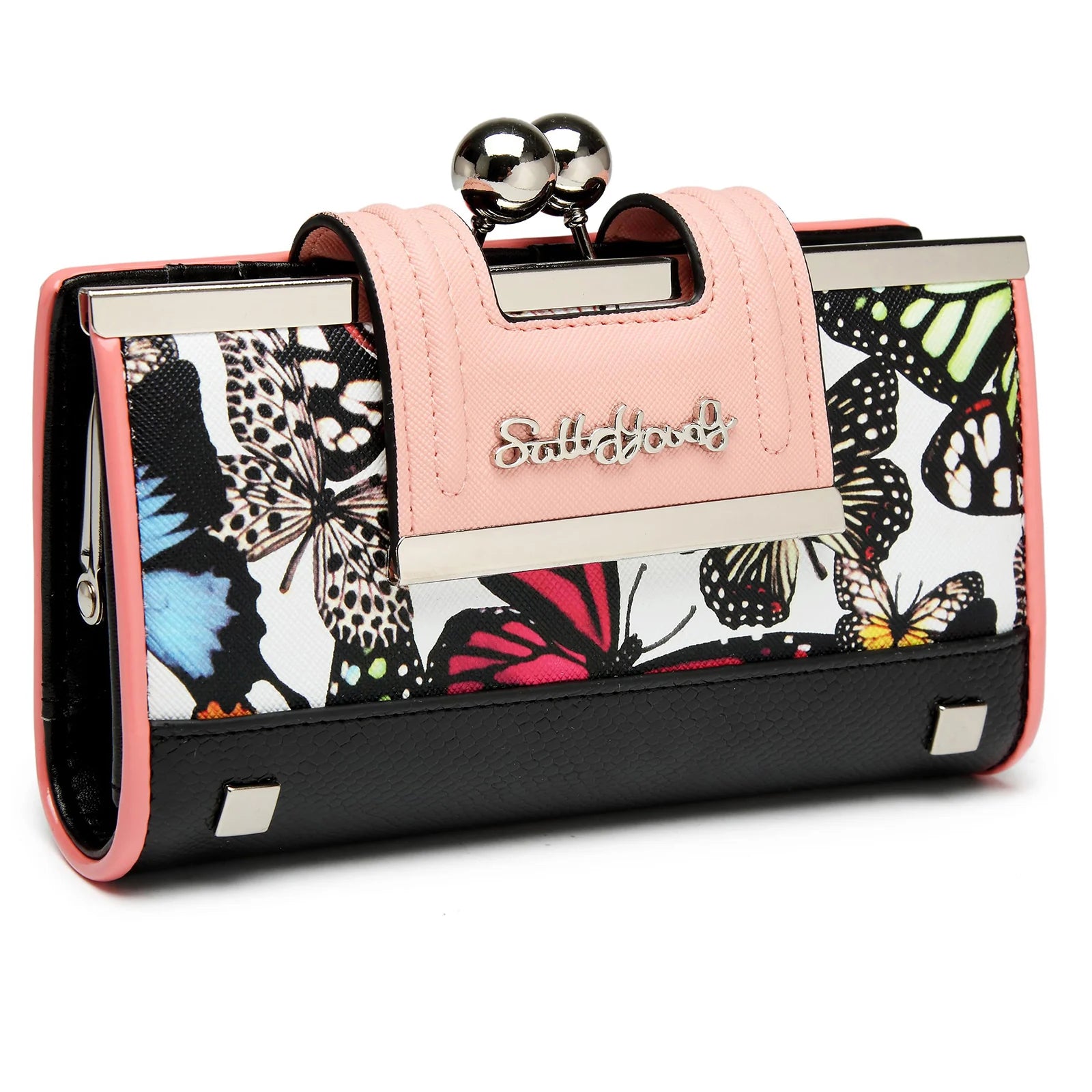 Women’s Floral Leather Long Wallet by Snagg It Wallet