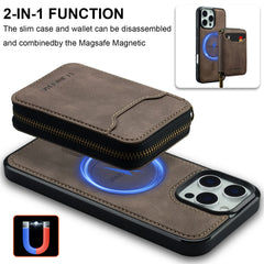 2 in 1 MagSafe Magnetic Leather Wallet & Card Holder Case - for iPhone 15 Series - Phone Cases Covers