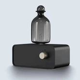 Waterless Nebulizing Essential Oil Diffuser – Rechargeable Wood & Glass Aroma Diffuser for Home & Office