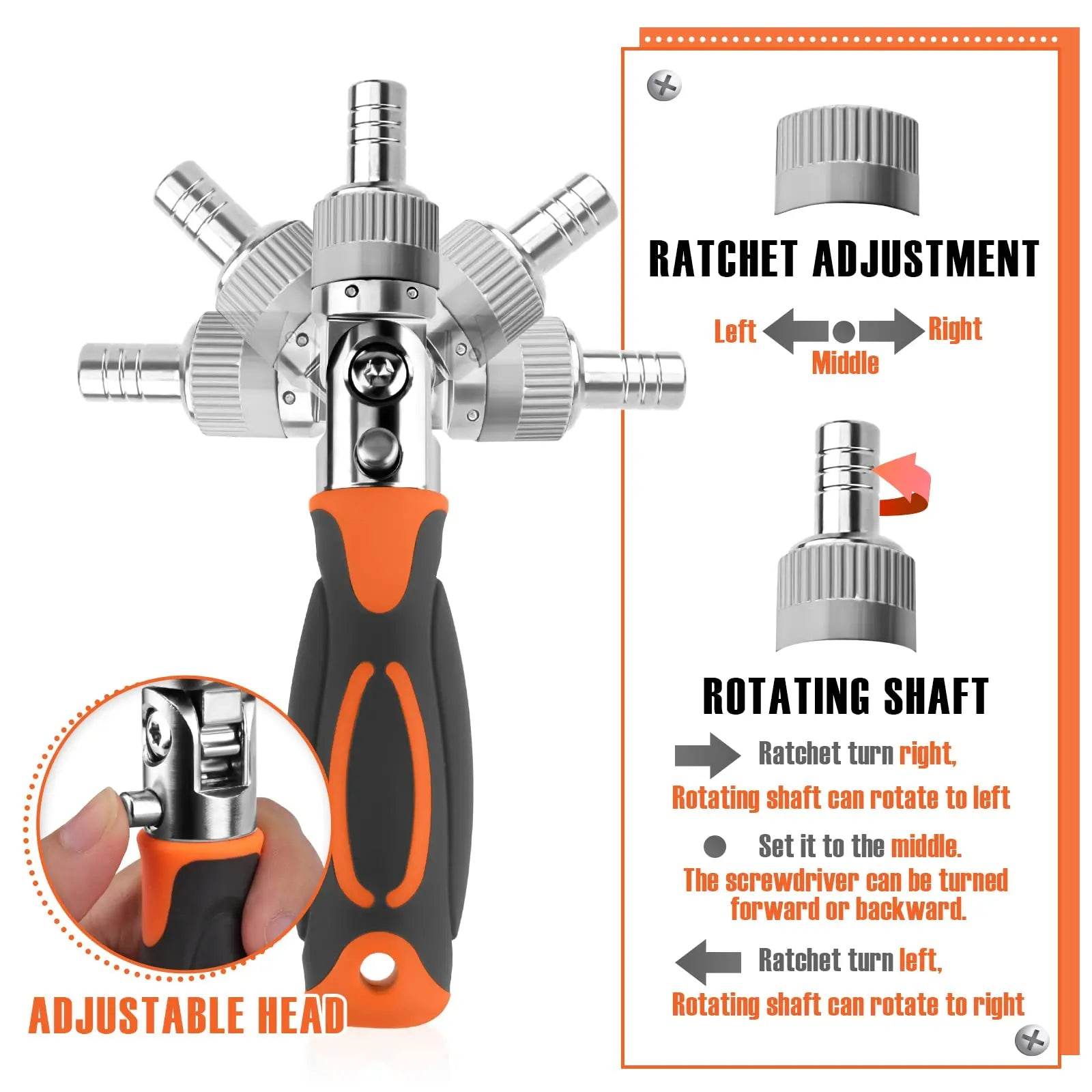 68-in-1 Magnetic Ratchet Screwdriver Set - SnaggIt
