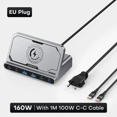 Wireless Fast Charger with 65W PD & 45W PPS Type-C Ports by Snagg A Charging Station