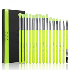 Professional Neon Green Master Series – High-Visibility Precision Makeup Brush Collection