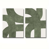 Set of 2 Boho Mid-Century Modern Abstract Prints by Snagg A Print