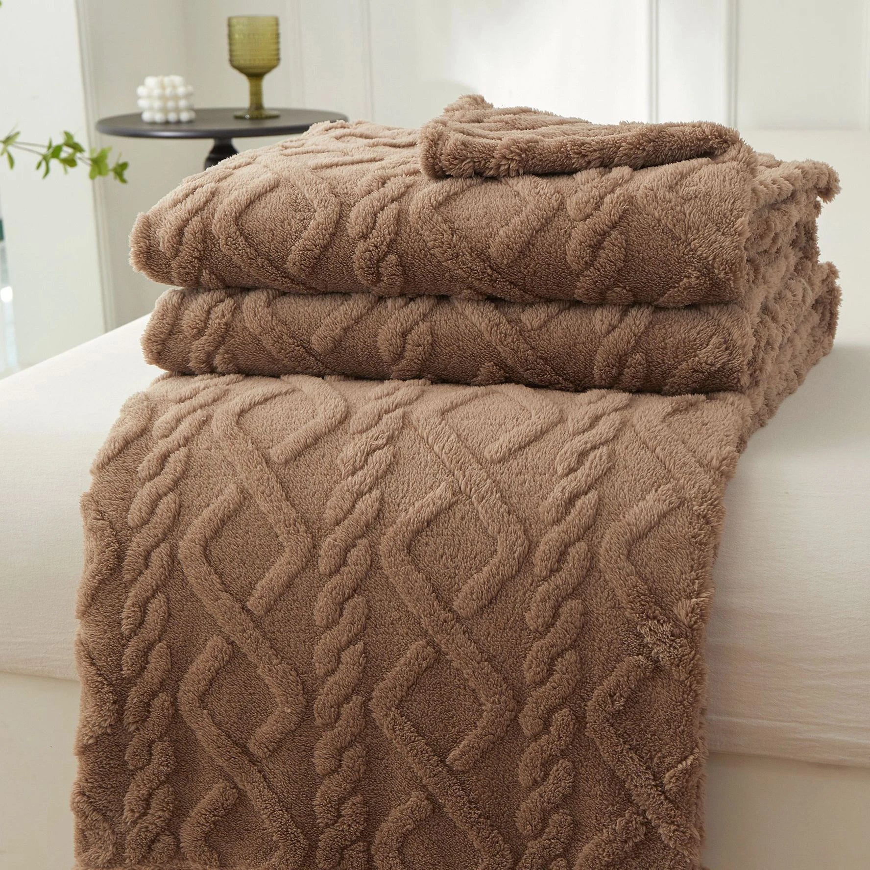 Winter Sherpa Blanket Ultra Soft & Cozy Warmth by Snagg A Throw