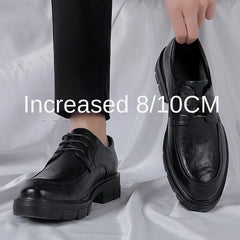 Men’s Height-Increasing Leather Dress Shoes by Snagg A Shoes