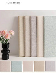 3D Self-Adhesive Linen Wall Panel Stickers - SnaggIt