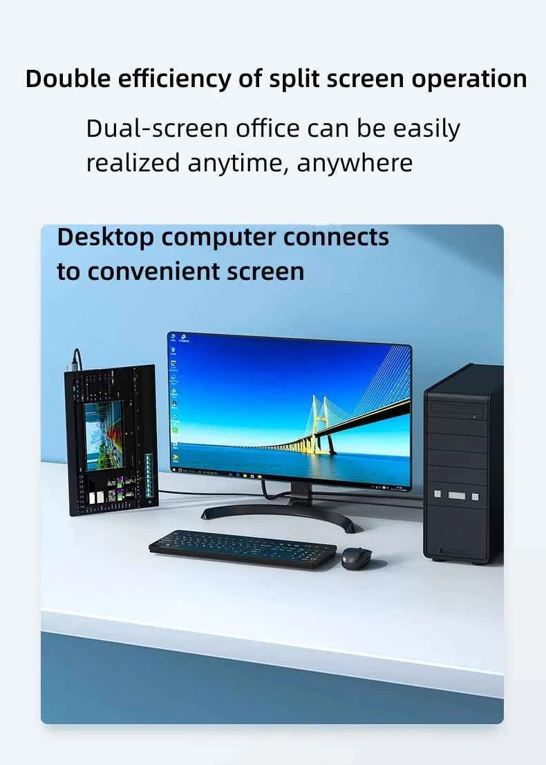 HDMI Male to USB-C Female Adapter 4K@60Hz – Laptop HDMI Output to USB-C 3.1 Monitor