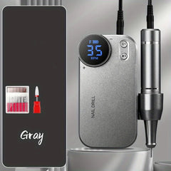 Professional 35,000 RPM Ultra Portable Electric Nail Drill – 4500mAh High-Capacity Rechargeable Manicure Station