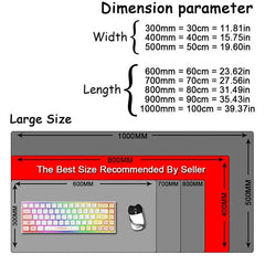 XXL Gaming Mouse Pad with Non-Slip Rubber Base by Snagg A Mouse Pad