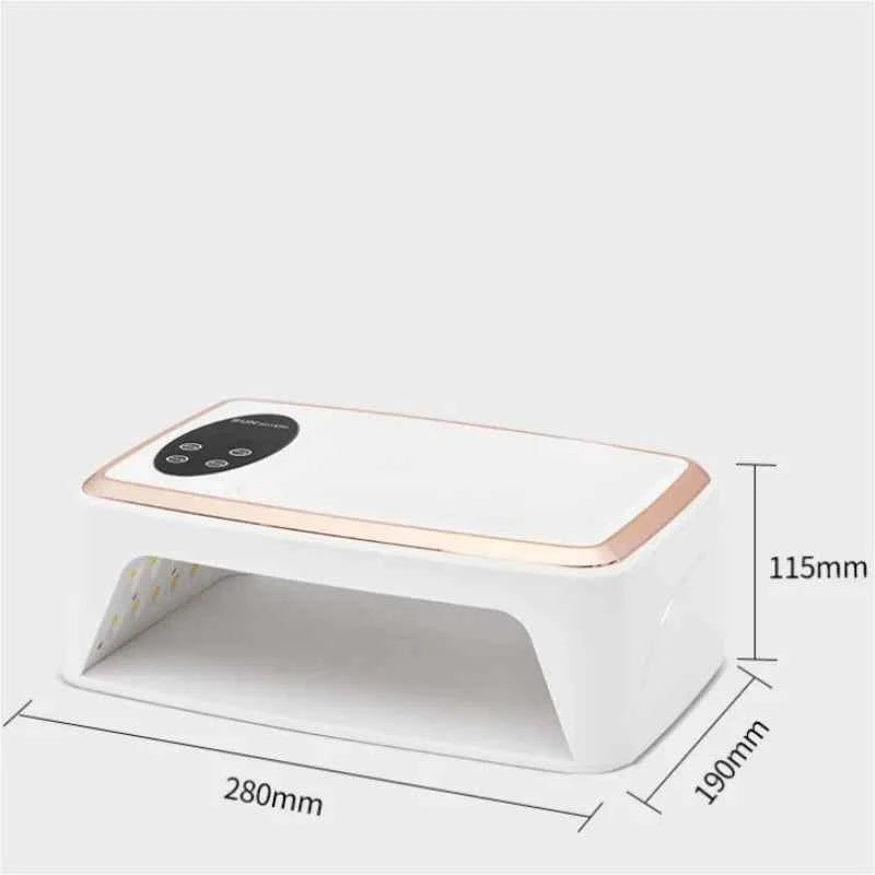 Professional 90 LED High-Density UV/LED Nail Lamp – Full Coverage Smart Curing Station