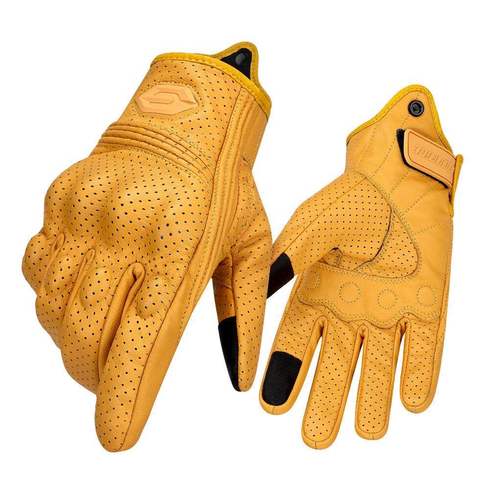 Vintage Leather Motorcycle Gloves by Snagg A Motorcycle Gloves