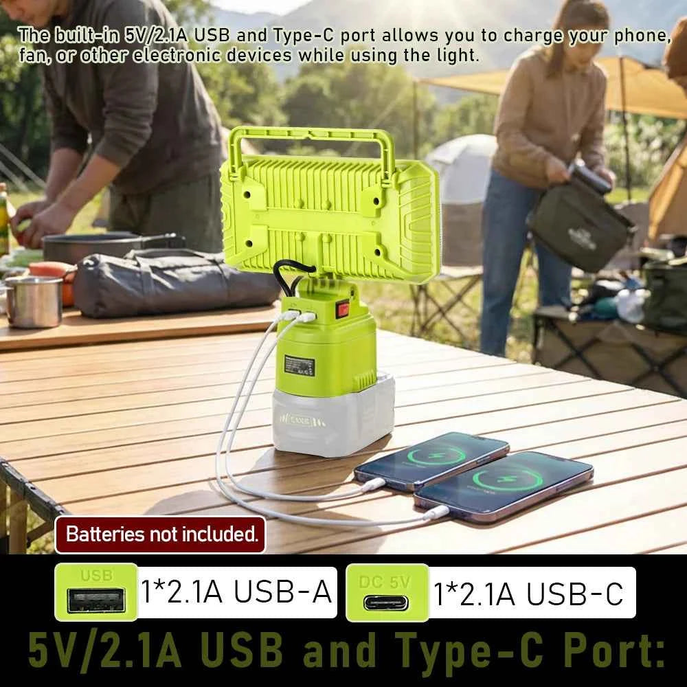 40W LED work light for Ryobi 18V batteries – image 5