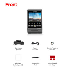 4K Ultra HD Triple Channel Dash Cam | Dual Sony STARVIS 2 Night Vision & GPS