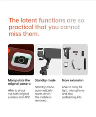 3-Axis Handheld Gimbal Stabilizer SmartXE for Smartphone by Snagg A Phone Holder