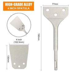 SDS Plus Heavy Duty Floor Scraper | Replaceable Scaling Chisel for Tile, Adhesive & Concrete Removal