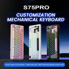 75% Wireless Mechanical Keyboard - 4000mAh Battery by Snagg A Keyboard