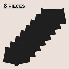 8 Pieces Women’s Seamless Cotton Boyshorts - SnaggIt
