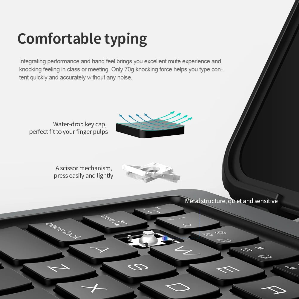 Magic Keyboard With Lens Protection For iPad Series by Snagg A Wireless Keyboard