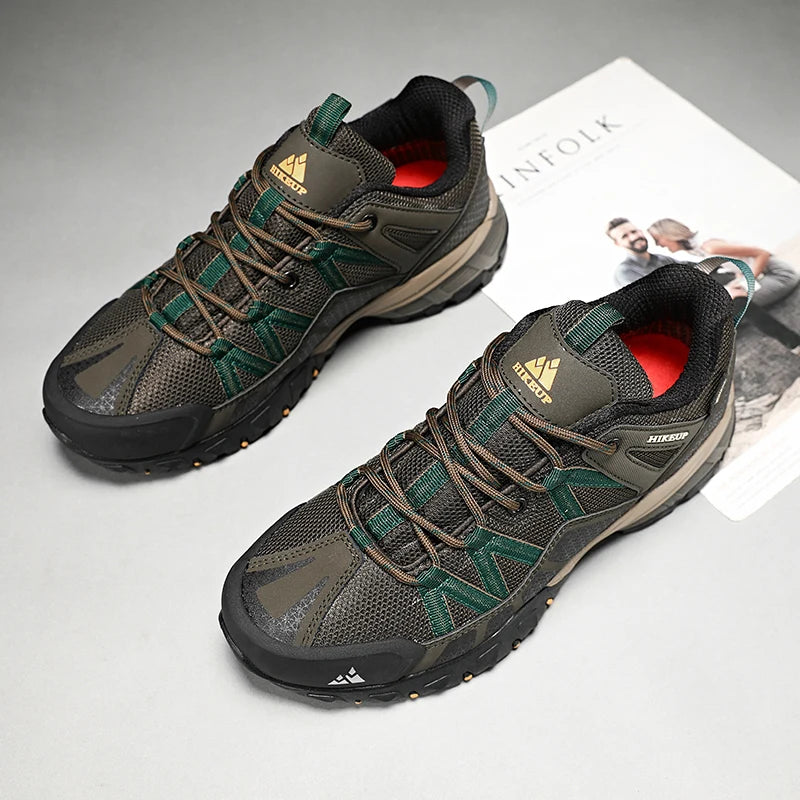 Men's breathable leather hiking shoe – image 10