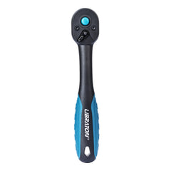 1/4” Ratchet Handle – Quick-Release, Teardrop Head, Reversible, Comfort Grip