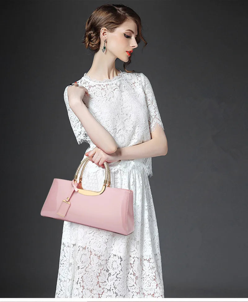 Patent Leather Evening Purse by Snagg It Purses