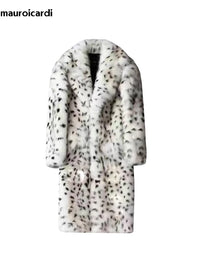 Winter Chic Long Faux Fur Coat by Snagg A Coat