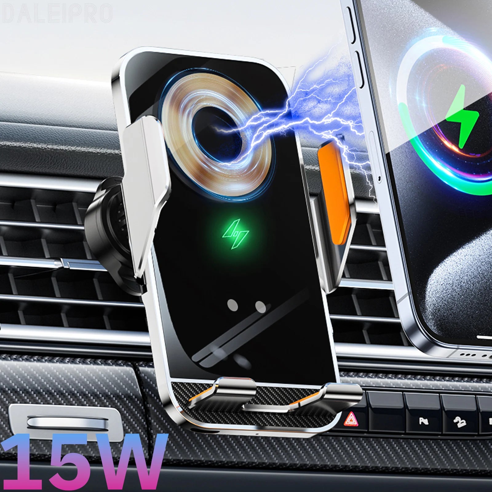 Smart Wireless Car Charger Phone Holder by Snagg A Phone Holder