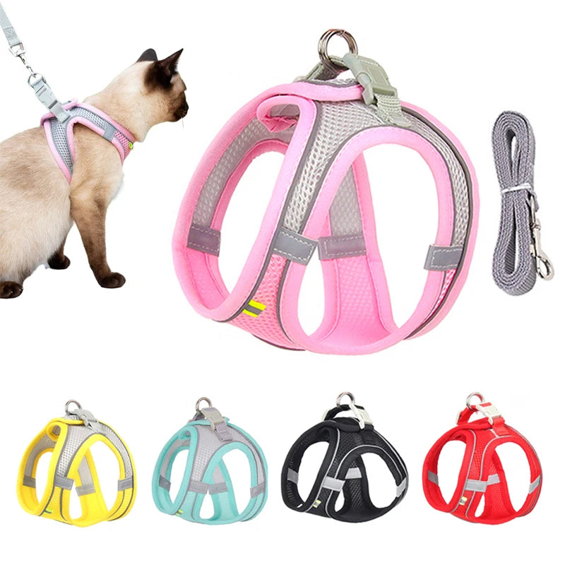 Escape Proof Cat Harness & Leash Set by Snagg A Harness