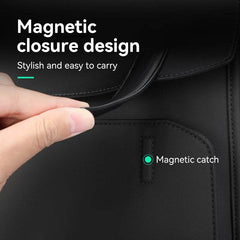 Classic Business Leather Backpack - SnaggIt