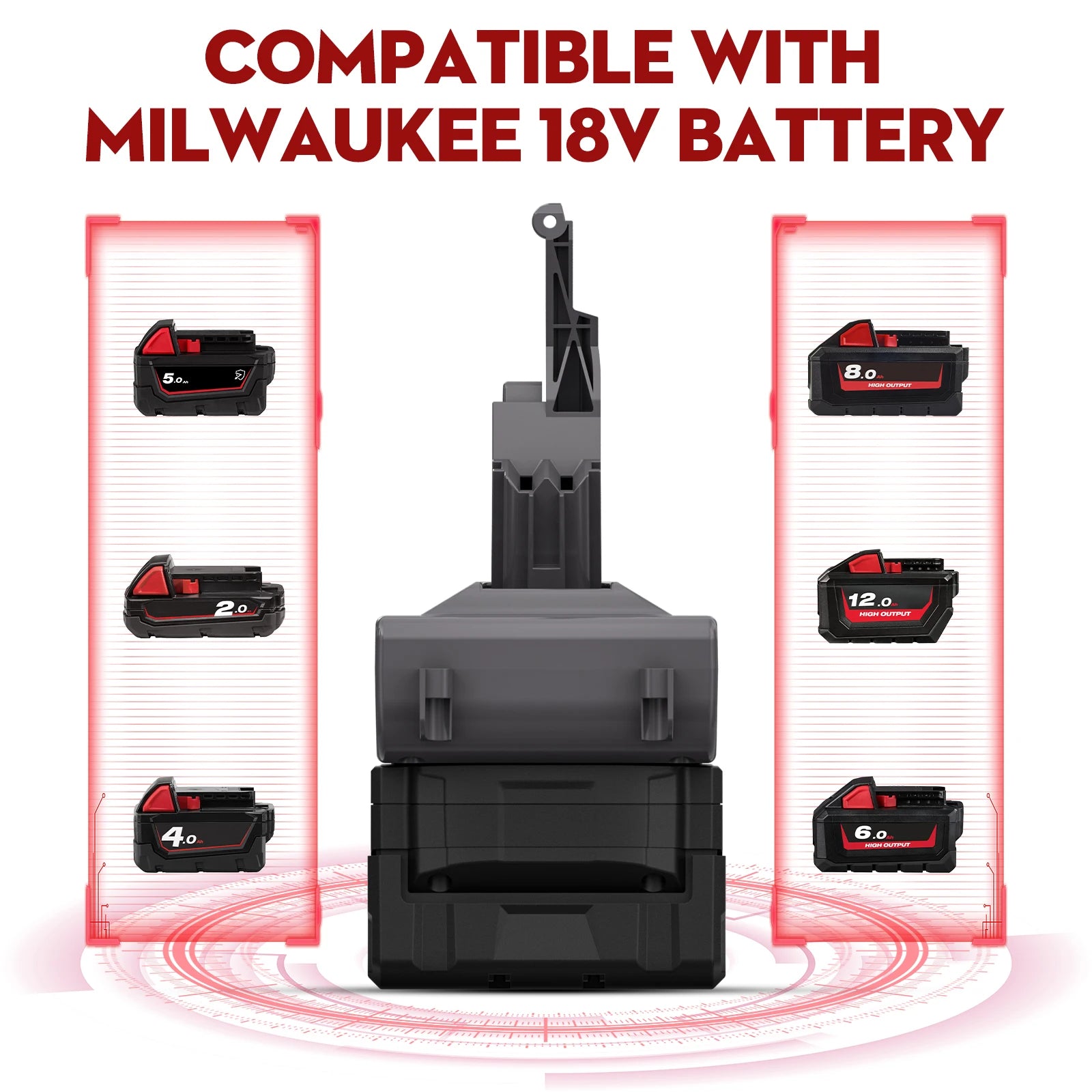 Milwaukee M18 battery adapter for Dyson V7 and V8 vacuums – image 6