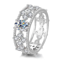 1ct Teal Oval Moissanite Ring - SnaggIt