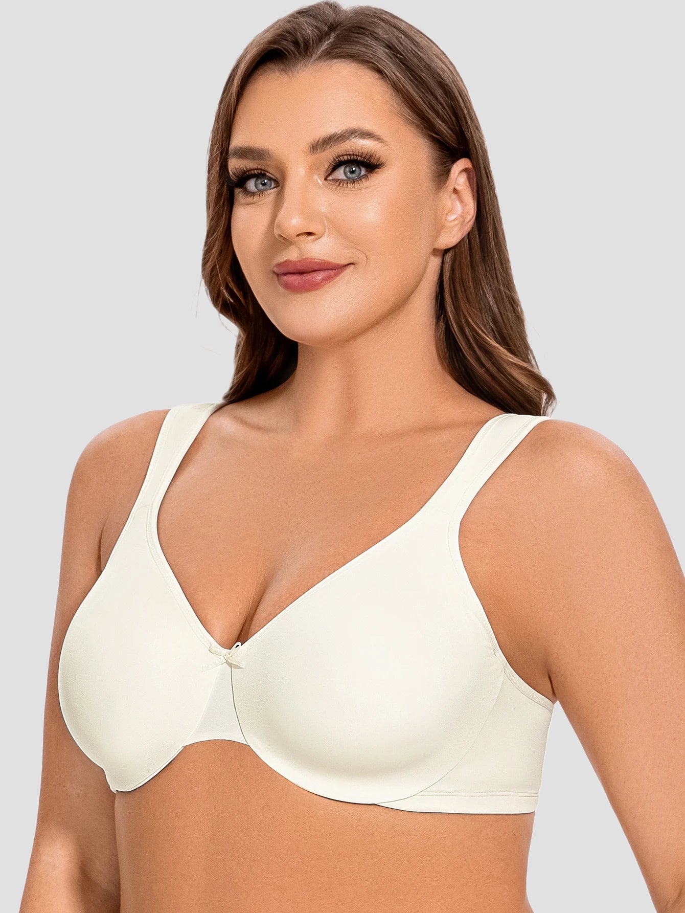 Plus Size Seamless Minimizer Bra | Underwire Unlined Full Coverage Comfortable