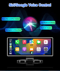 Dual Lens Car DVR with Wireless CarPlay by Snagg A Car DVR