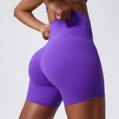 Women's High Waist Push-Up Gym Shorts | Super Soft Fabric Yoga Cycling Workout Sports Leggings