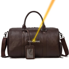 Genuine Leather Travel Duffel by Snagg It Bags