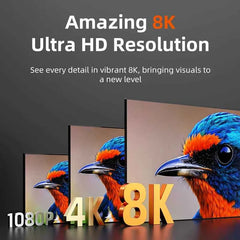Slim HDMI 2.1 Cable 8K@60Hz / 4K@120Hz – 3.8mm Ultra HD for Laptop, Lenovo & Dell