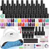 27 Color Ultimate Professional Gel & Matte Finish Kit – Complete UV/LED Salon System