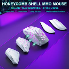 Wireless MMO Gaming Mouse 24,000 DPI, RGB Lighting & Programmable Macros by Snagg A Gaming Mouse
