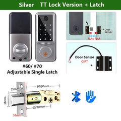 Waterproof Smart Deadbolt Lock – Biometric Fingerprint & Keypad Entry by Snagg A Smart Door Lock