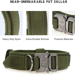 Tactical Dog Collar & Leash Set by Snagg A Leash