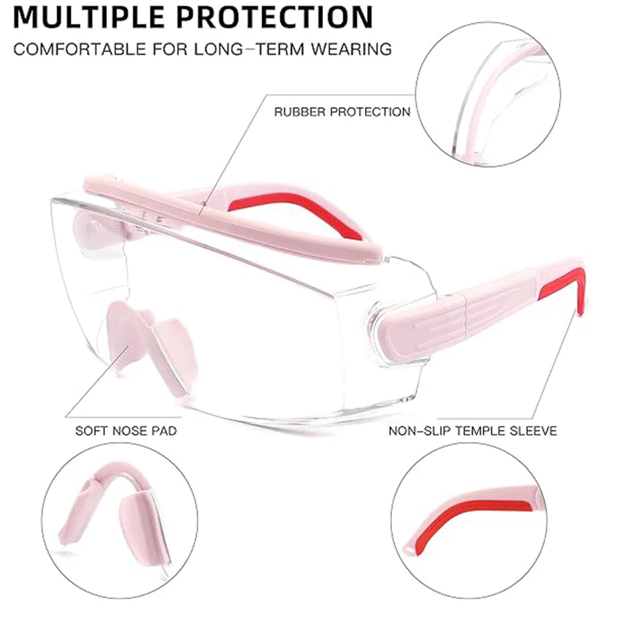 2 Pcs Anti Fog Safety Glasses by Snagg A Safety Glasses