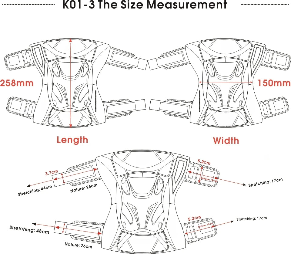 Motocross Knee Guards by Snagg A Motorcycle Knee Pads