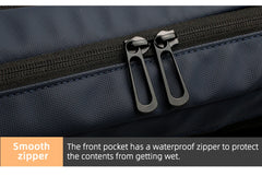 Slim Waterproof Business Backpack 15.6" with USB Charging Port