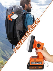 1500LM Cordless LED Work Light Compatible With Black and Decker 20v Battery