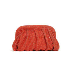Shiny Rhinestone Crystal Fold Evening Clutch by Snagg It Purses