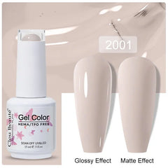 Professional 15ml HEMA & TPO Free Gel Polish – High-Performance Red & Multi Tone Semi Permanent Varnish